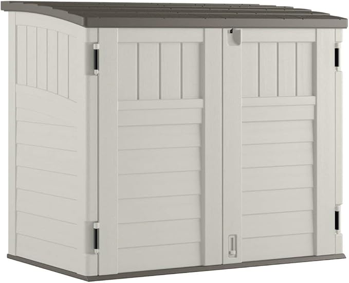 Suncast 4 Pack 34 Cu Ft Capacity Horizontal Outdoor Storage Shed - Image 2