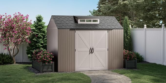 Rubbermaid Extra Large Resin Outdoor Storage Shed - Image 13