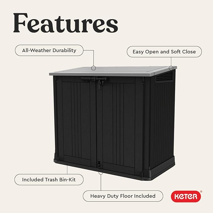 Keter Store-It-Out Prime 4.3 x 3.7 ft. Outdoor Resin Storage Shed - Image 4
