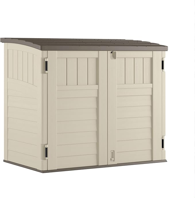Suncast 34 Cu Ft Horizontal Resin Plastic Storage Shed by Suncast