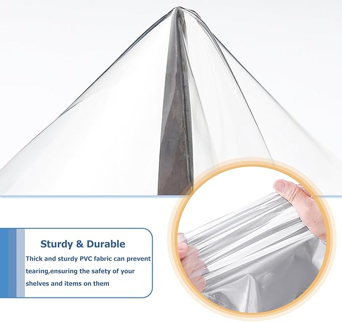 Waterproof Shelf Cover, Durable Dustproof Storage Wire Rack Covers, Outdoor - Image 5