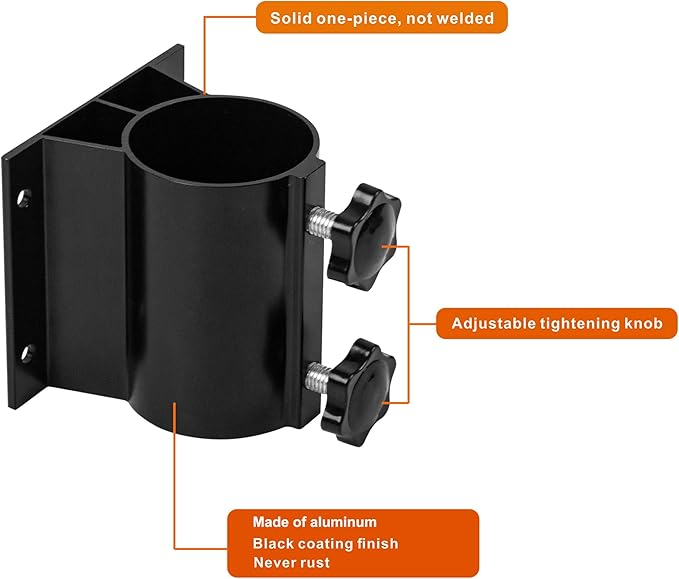 2PCS Patio Umbrella Holder Outdoor Umbrella Stand Heavy Duty Umbrella Mount - Image 3