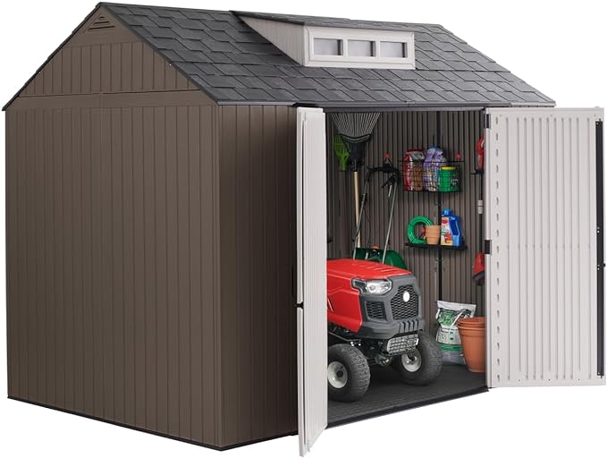 Rubbermaid Extra Large Resin Outdoor Storage Shed - Image 4