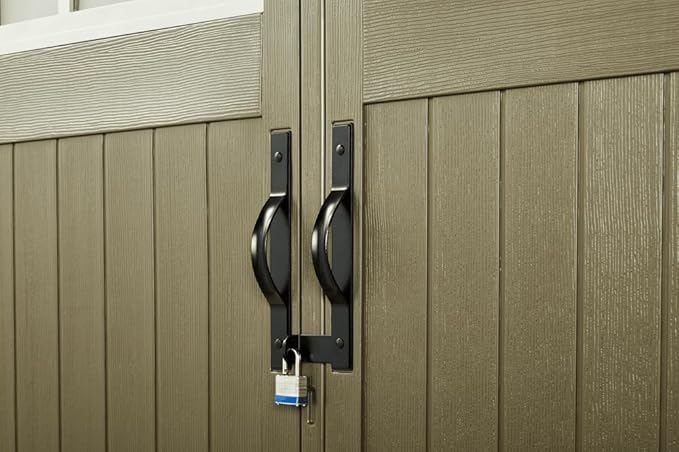 Rubbermaid 7 Foot by 7 Foot Weatherproof Outdoor Storage Shed - Image 7