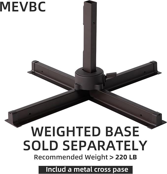 10 X 13 FT Cantilever Outdoor Patio Umbrella - Image 2