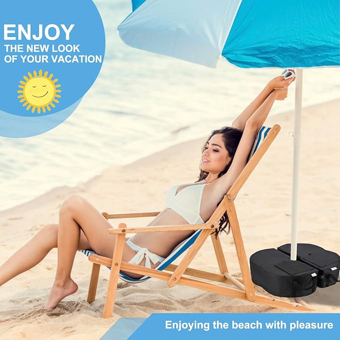 2 Pcs Quality Umbrella Base Weight, Umbrella Base Weights Sandbag, 80 Lb of - Image 5
