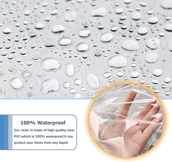 Waterproof Shelf Cover, Durable Dustproof Storage Wire Rack Covers, Outdoor - Image 4