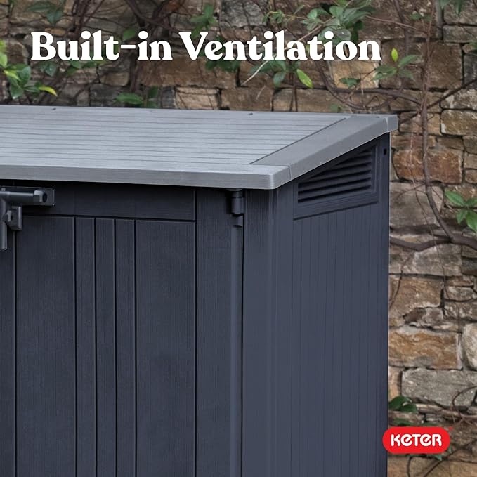 Keter Store-It-Out Prime 4.3 x 3.7 ft. Outdoor Resin Storage Shed - Image 11