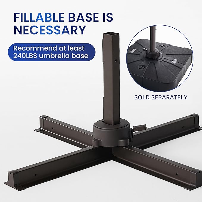 10 X 13 FT Cantilever Patio Umbrella - Image 5