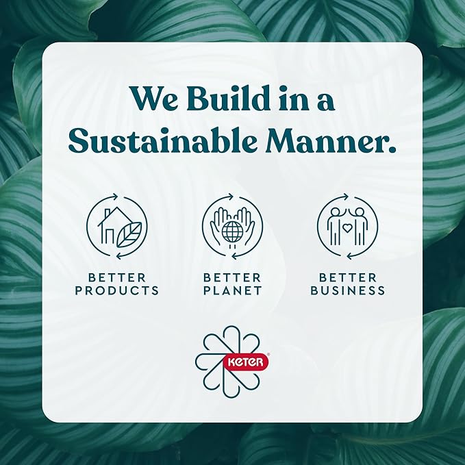 Keter Premier Tall 4.6 x 5.6 ft. Resin Outdoor Storage Shed - Image 10