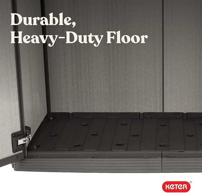 Keter Patio Store 4.6 x 4.0 ft. Resin Outdoor Storage Shed - Image 13