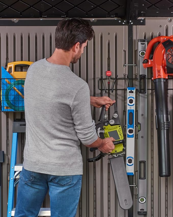 Rubbermaid Extra Large Resin Outdoor Storage Shed - Image 10