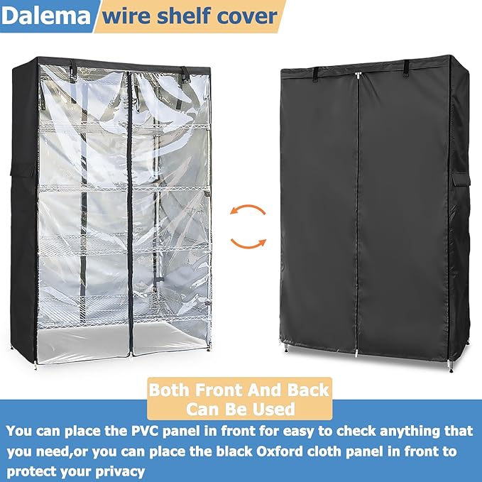 Waterproof Shelf Cover, Outdoor 600D Heavy Duty Dustproof Storage Shelves Cover - Image 7