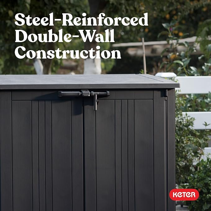 Keter Store-It-Out Prime 4.3 x 3.7 ft. Outdoor Resin Storage Shed - Image 12