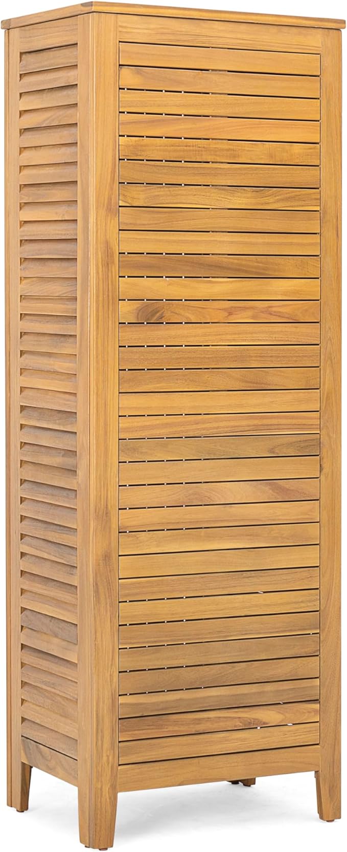 Christopher Knight Home Patio Gribs Acacia Wood Storage Cabinet, - Image 10