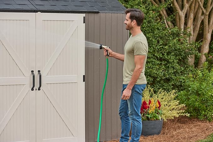 Rubbermaid Extra Large Resin Outdoor Storage Shed - Image 11