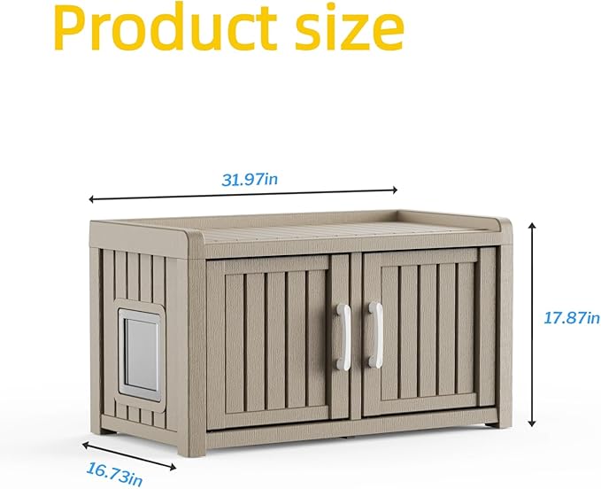 2 Doors Shoe Storage Bench - Image 2