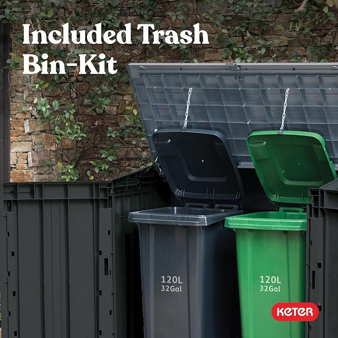 Keter Store-It-Out Prime 4.3 x 3.7 ft. Outdoor Resin Storage Shed - Image 9