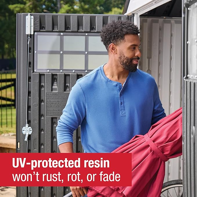Rubbermaid Resin Outdoor Storage Shed - Image 5
