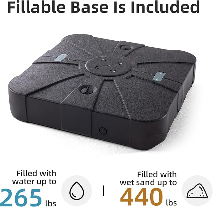 10 X 13 FT Cantilever Outdoor Patio Umbrella - Image 2