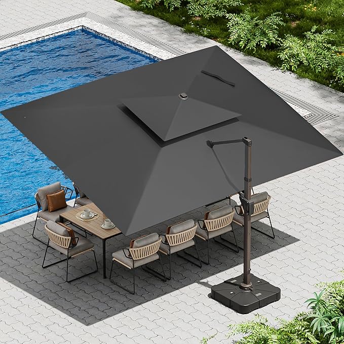 10 X 13 FT Cantilever Patio Umbrella by Ombrellon
