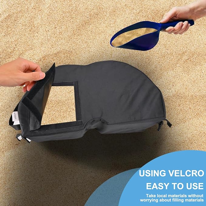 2 Pcs Quality Umbrella Base Weight, Umbrella Base Weights Sandbag, 80 Lb of - Image 4