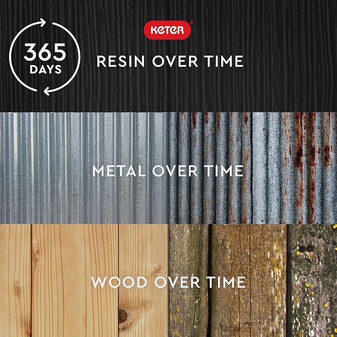 Keter Store-It-Out Prime 4.3 x 3.7 ft. Outdoor Resin Storage Shed - Image 7