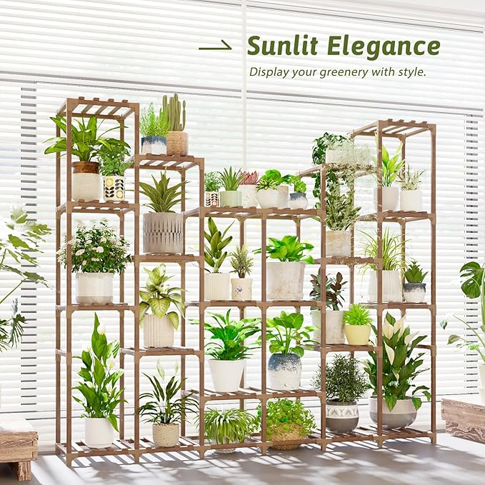 22 Tiers Plant Shelf for Plants Large Indoor Plant Stand Plant Rack Extra Large - Image 3