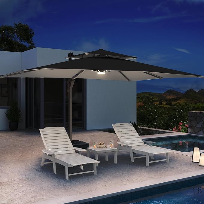 10 X 13 FT Cantilever Patio Umbrella - Image 3