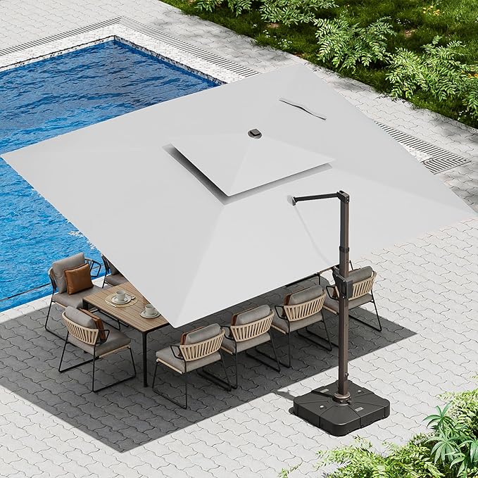 10 X 13 FT Cantilever Patio Umbrella by Ombrellon