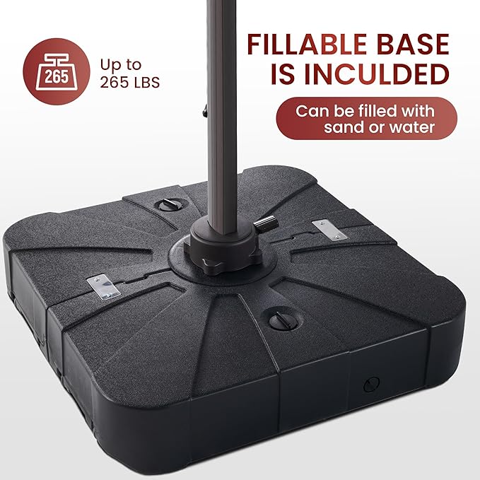 10 X 13 FT Cantilever Patio Umbrella - Image 5