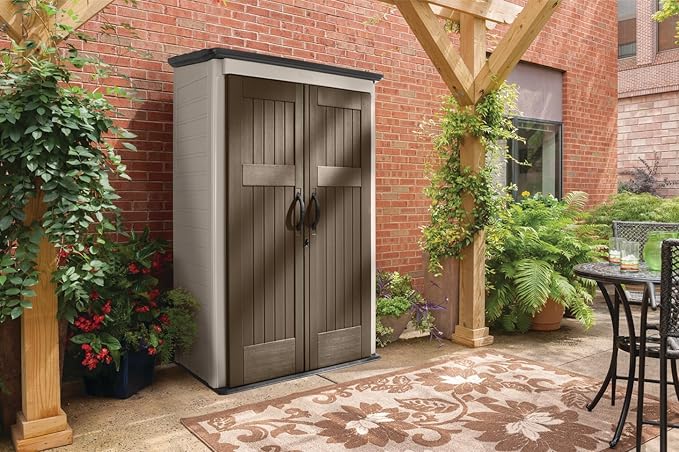 Rubbermaid Vertical Resin Outdoor Storage Shed - Image 2