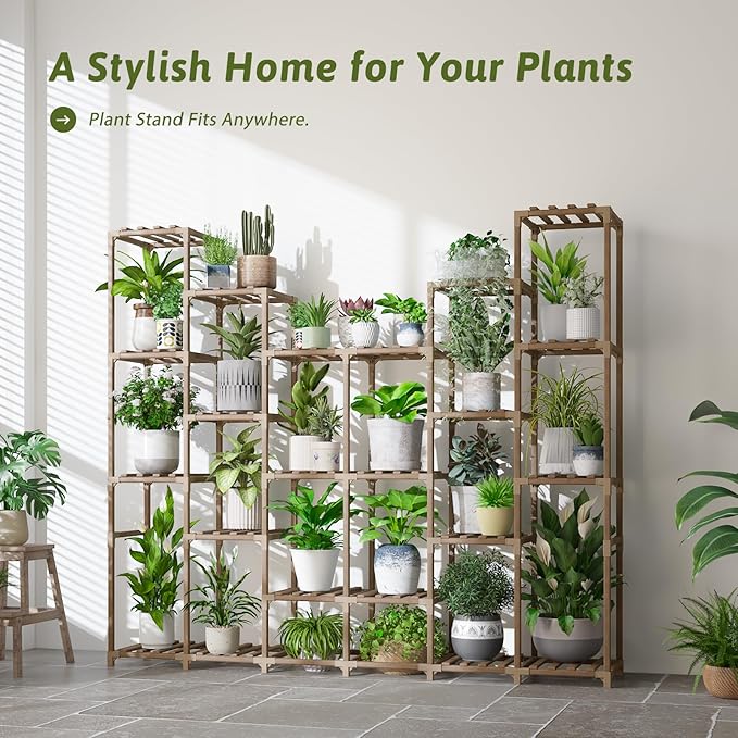 22 Tiers Plant Shelf for Plants Large Indoor Plant Stand Plant Rack Extra Large - Image 2