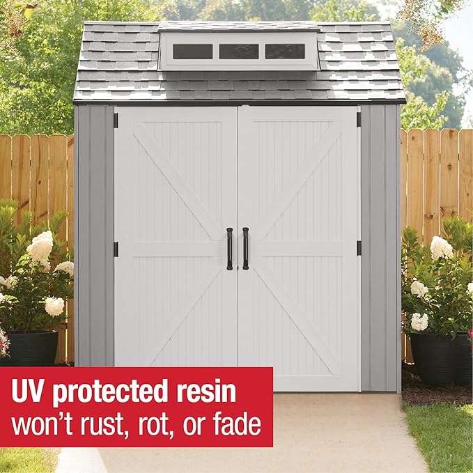 Rubbermaid Resin Outdoor Storage Shed - Image 4