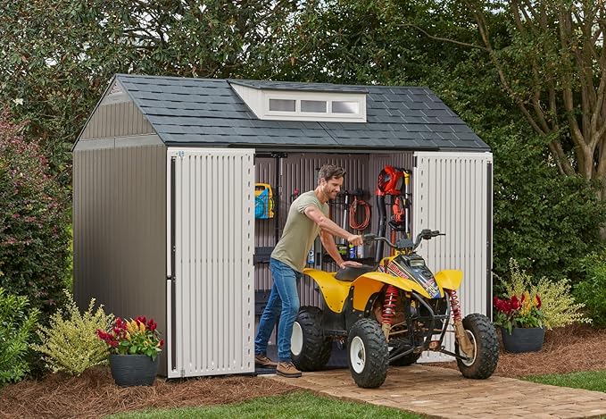 Rubbermaid Extra Large Resin Outdoor Storage Shed - Image 16