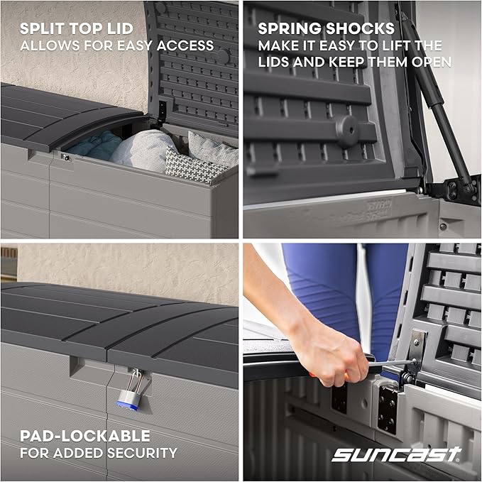 Suncast 120 Gallon Deck Box - Image 5