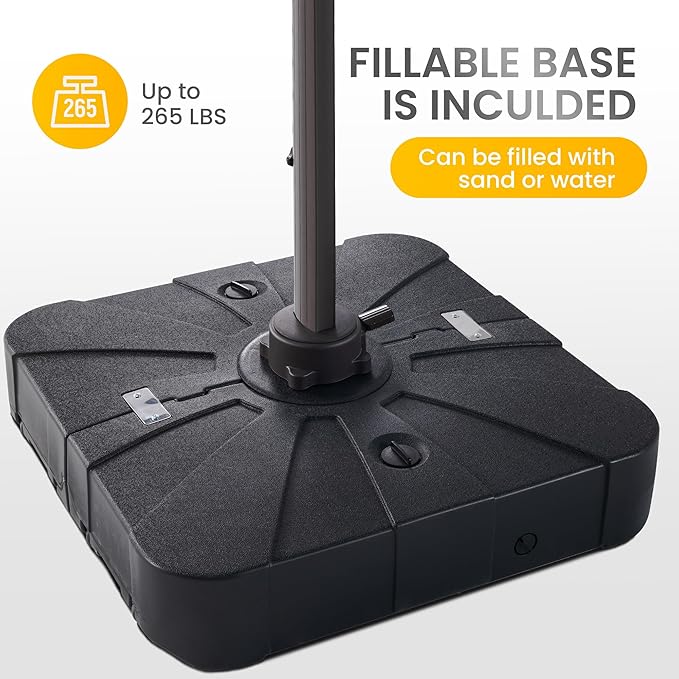 10 X 13 FT Cantilever Patio Umbrella - Image 5