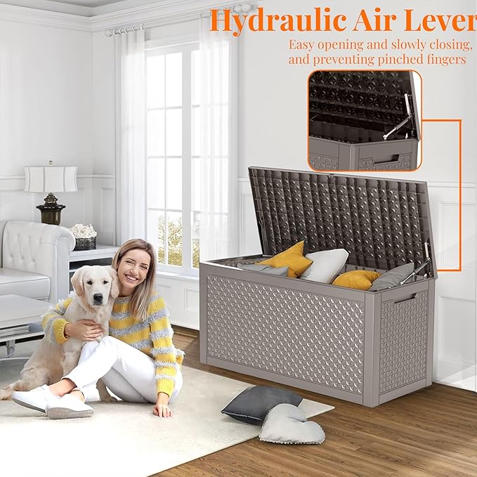 121 Gallon Outdoor Storage Box - Image 7