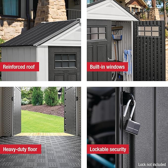 Rubbermaid Resin Outdoor Storage Shed - Image 7