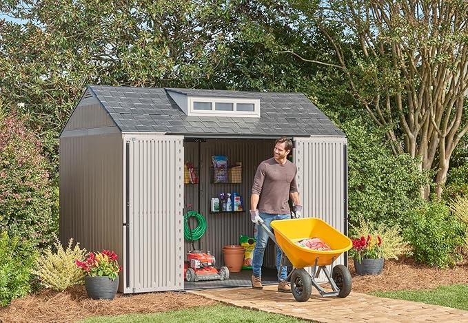 Rubbermaid Extra Large Resin Outdoor Storage Shed - Image 15