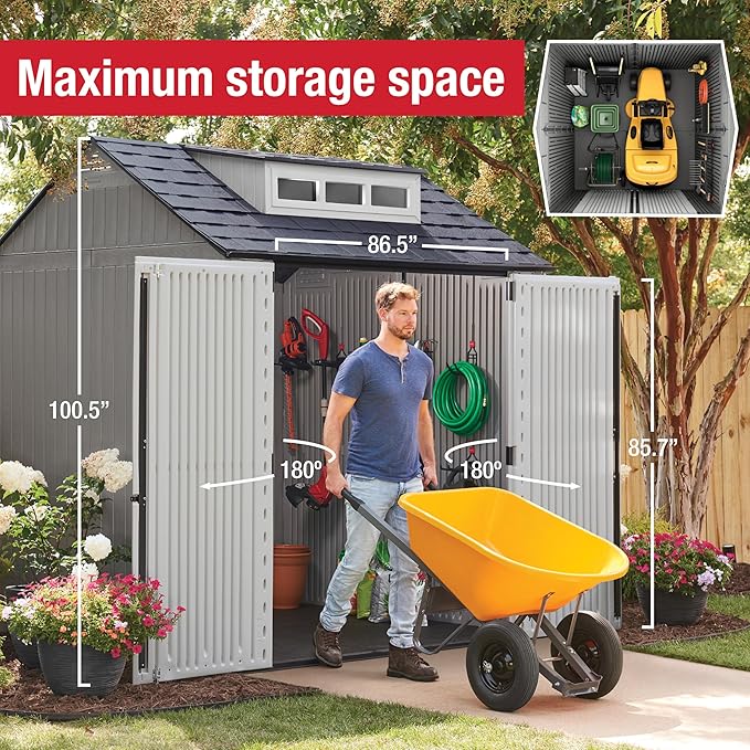 Rubbermaid Resin Outdoor Storage Shed - Image 5