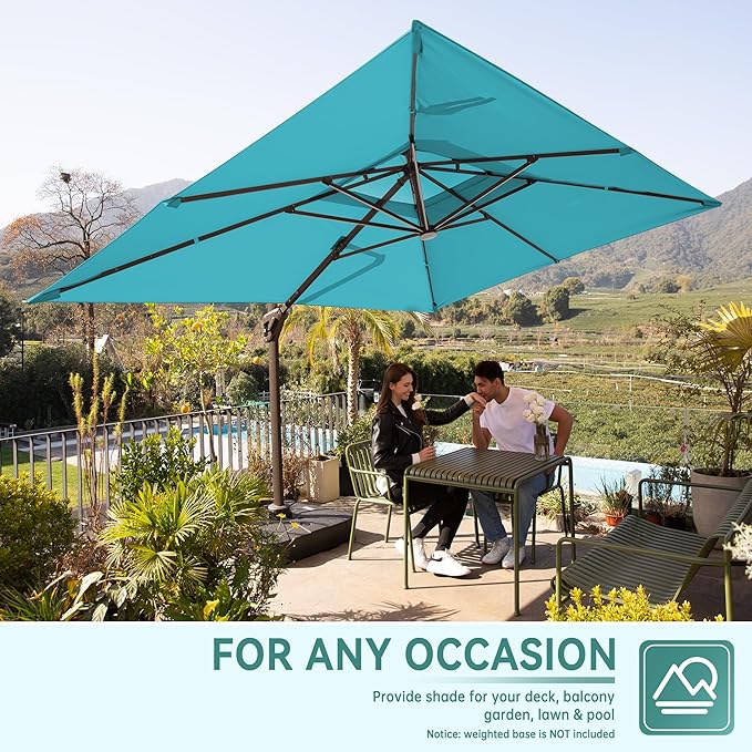 10 X 13 FT Cantilever Outdoor Patio Umbrella - Image 9