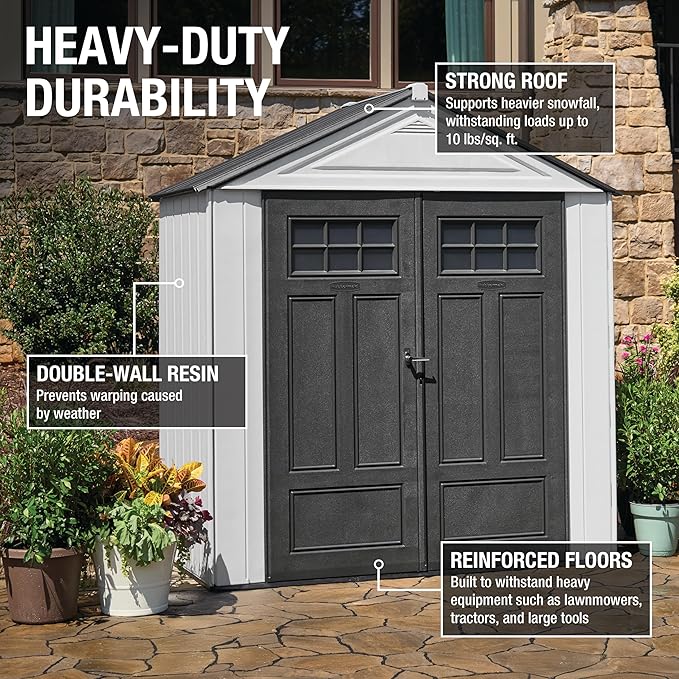 Rubbermaid Resin Outdoor Storage Shed - Image 4