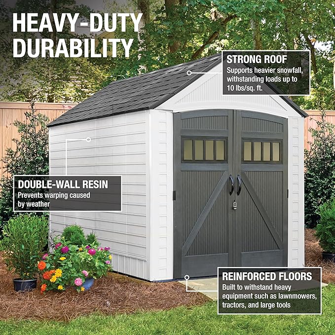 Rubbermaid Resin Outdoor Storage Shed - Image 4