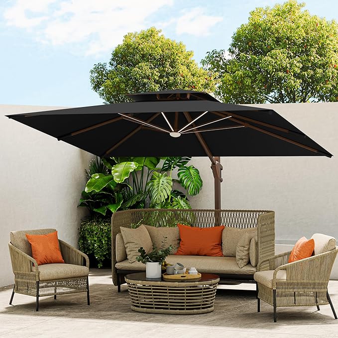 10 X 13 FT Cantilever Outdoor Patio Umbrella by MEVBC