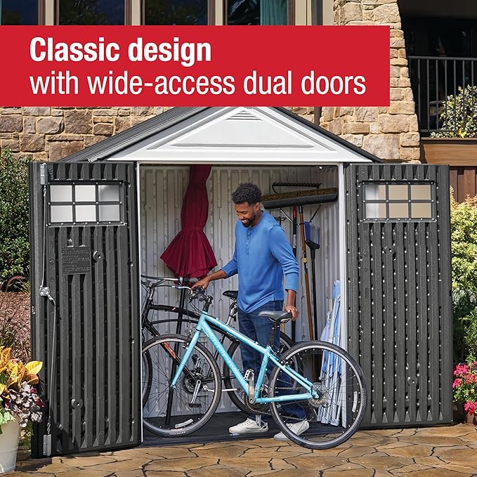 Rubbermaid Resin Outdoor Storage Shed - Image 8