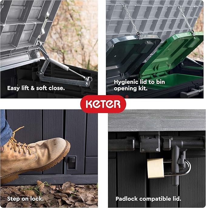 Keter Store-It-Out Prime XL 4.75 x 2.6 Foot Resin Outdoor Storage Shed - Image 6