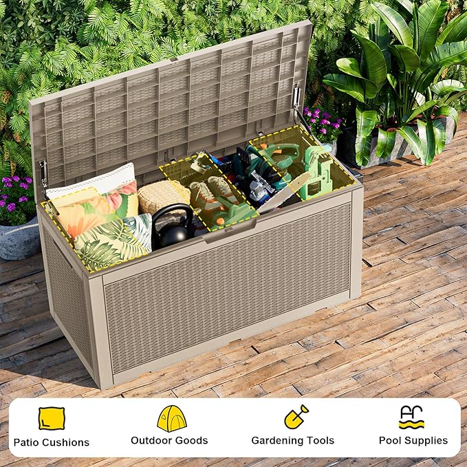 121 Gallon Outdoor Storage Box - Image 6