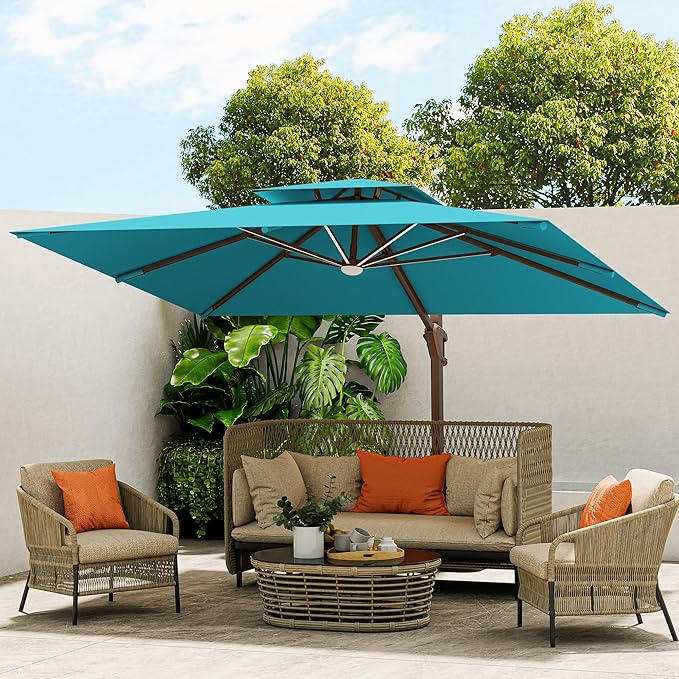 10 X 13 FT Cantilever Outdoor Patio Umbrella by MEVBC
