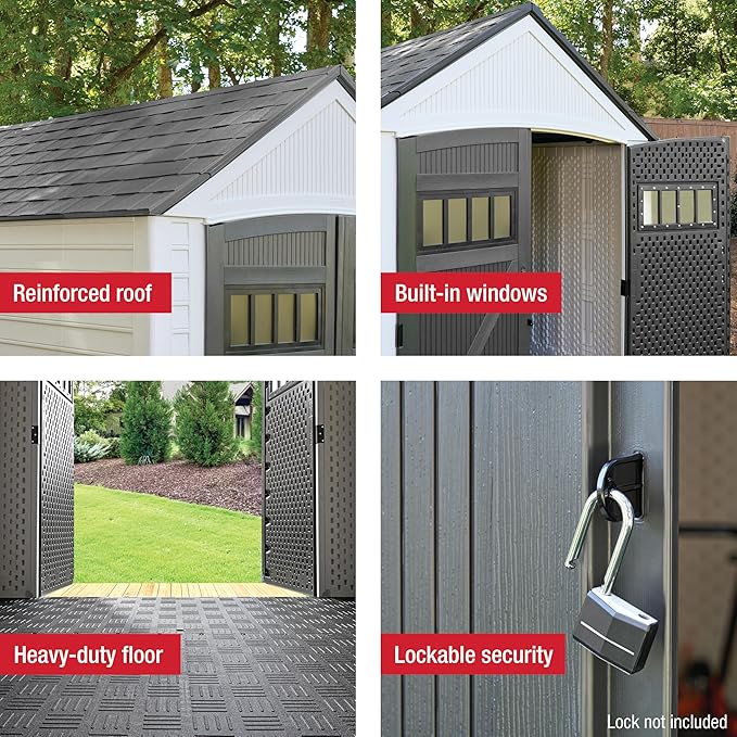 Rubbermaid Resin Outdoor Storage Shed - Image 8